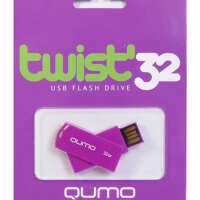 Купить онлайн Флеш карта QUMO 32Gb TWIST FANDANGO раскладная USB 2.0 в интернет-магазине компьютерной техники com-dv.ru с доставкой по Хабаровску недорого.