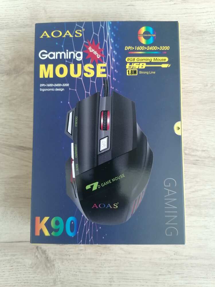 Заказать онлайн Игровая компьютерная мышь AOAS K30 в интернет-магазине компьютерной техники com-dv.ru с доставкой по Хабаровску недорого.
