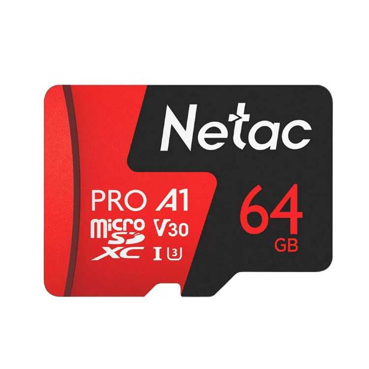Заказать онлайн NETAC 64GB MICRO SDHC CLASS 10 Extreme pro(100mb/s)+SD адаптер в интернет-магазине компьютерной техники com-dv.ru с доставкой по Хабаровску недорого.