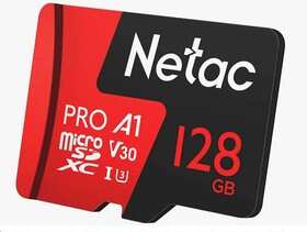 Заказать онлайн NETAC 128GB MICRO SDHC CLASS 10 Extreme pro(100mb/s)+SD адаптер в интернет-магазине компьютерной техники com-dv.ru с доставкой по Хабаровску недорого.