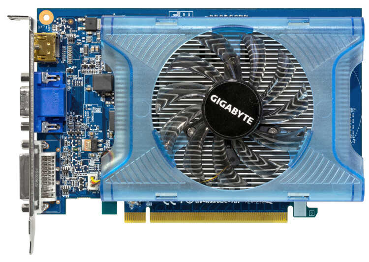 Заказать онлайн Видеокарта Gigabyte GF220 1gb DDR5 в интернет-магазине компьютерной техники com-dv.ru с доставкой по Хабаровску недорого.