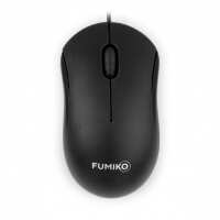 Купить онлайн Fumiko мышь проводная "Netsurf" FMW-08-K черная 3 кнопки в интернет-магазине компьютерной техники com-dv.ru с доставкой по Хабаровску недорого.