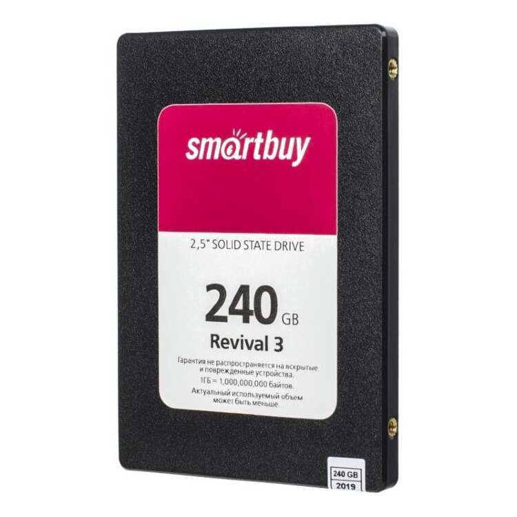 Заказать онлайн SSD накопитель Smartbuy Revival 3 240gb в интернет-магазине компьютерной техники com-dv.ru с доставкой по Хабаровску недорого.