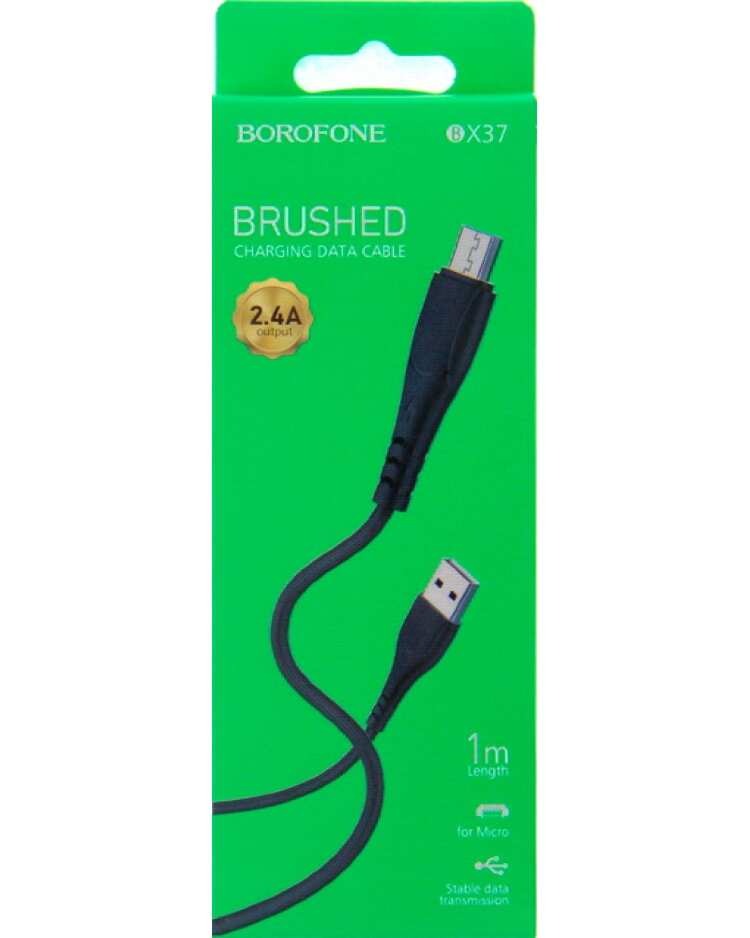 Заказать онлайн Borofone кабель USB-microUSB BX37 белый 1.0м в интернет-магазине компьютерной техники com-dv.ru с доставкой по Хабаровску недорого.