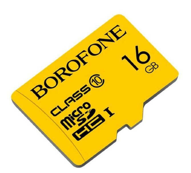 Заказать онлайн Карта памяти Borofone micro TF CARD V10 16gb в интернет-магазине компьютерной техники com-dv.ru с доставкой по Хабаровску недорого.