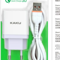 Купить онлайн Сетевое зарядное устройство KAKU KSC-370+Type-C 3.0Quick в интернет-магазине компьютерной техники com-dv.ru с доставкой по Хабаровску недорого.