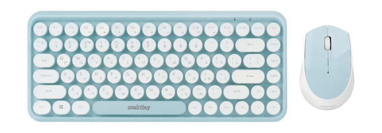 Заказать онлайн Smartbuy комплект 626376AG-M беспроводная мышь+клавиатура в интернет-магазине компьютерной техники com-dv.ru с доставкой по Хабаровску недорого.