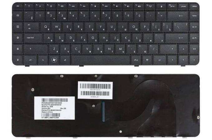 Заказать онлайн Клавиатура для ноутбука HP G56, G62, Compaq Presario CQ56, CQ62, черная в интернет-магазине компьютерной техники com-dv.ru с доставкой по Хабаровску недорого.