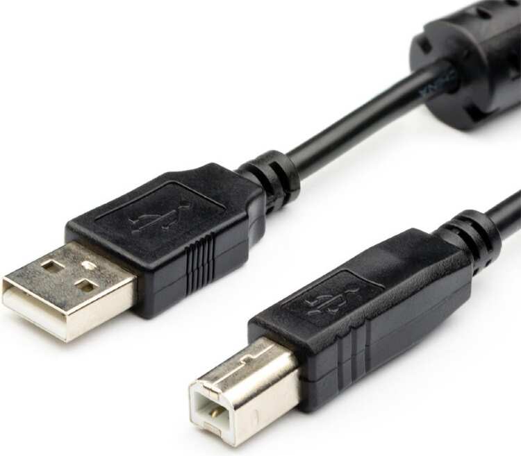 Заказать онлайн Кабель ATcom USB A-USB B 1.8m в интернет-магазине компьютерной техники com-dv.ru с доставкой по Хабаровску недорого.