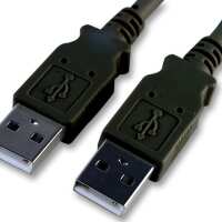Купить онлайн Кабель USB-USB 1.5m в интернет-магазине компьютерной техники com-dv.ru с доставкой по Хабаровску недорого.