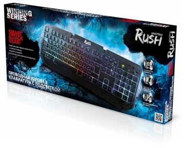 Заказать онлайн Клавиатура игровая Smartbuy RUSH SBK-330G-K в интернет-магазине компьютерной техники com-dv.ru с доставкой по Хабаровску недорого.
